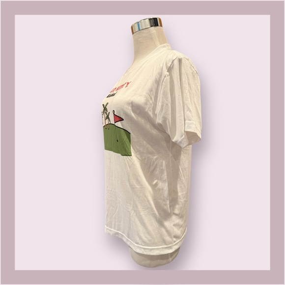 White Hello Kitty Aloha Golf Tee - Picture 3 of 4